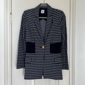 Cabi blue plaid checkup blazer. Like new.